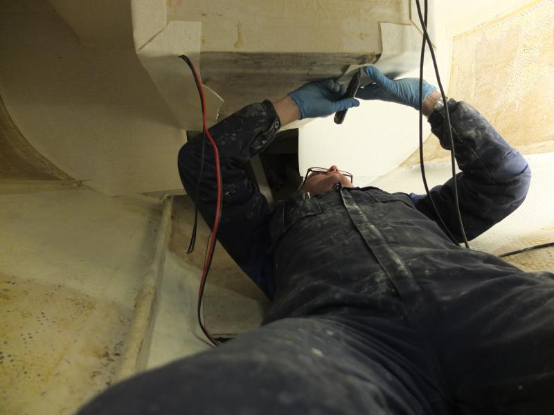 Limning av skrovmatta 23