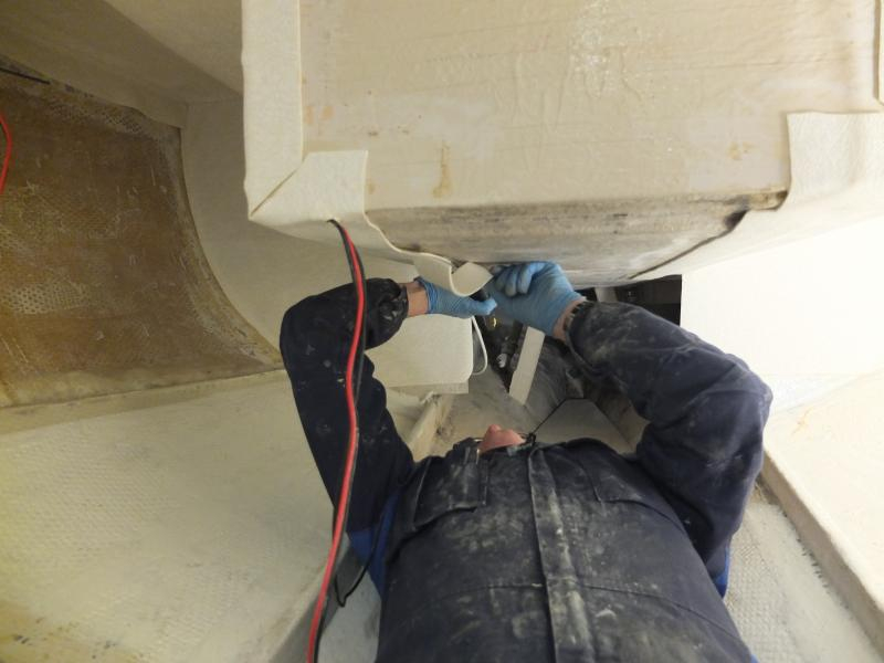 Limning av skrovmatta 25